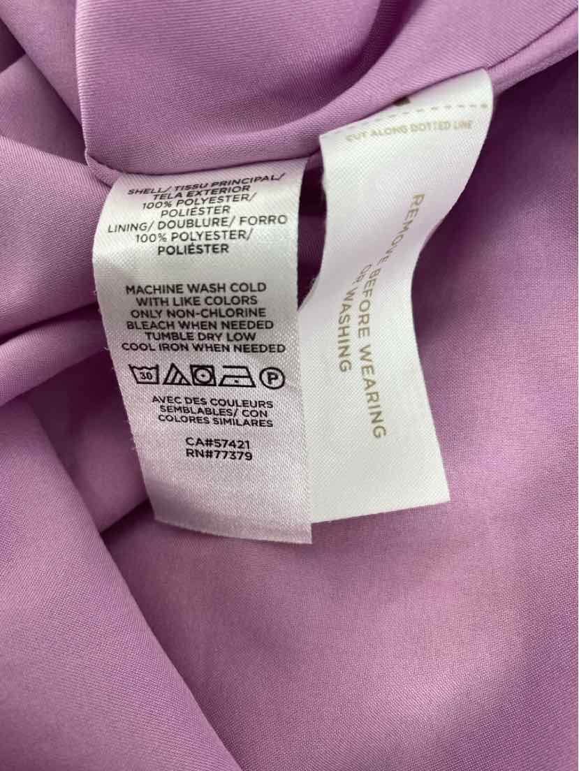 Size 4 Ann Taylor Purple Print Dress