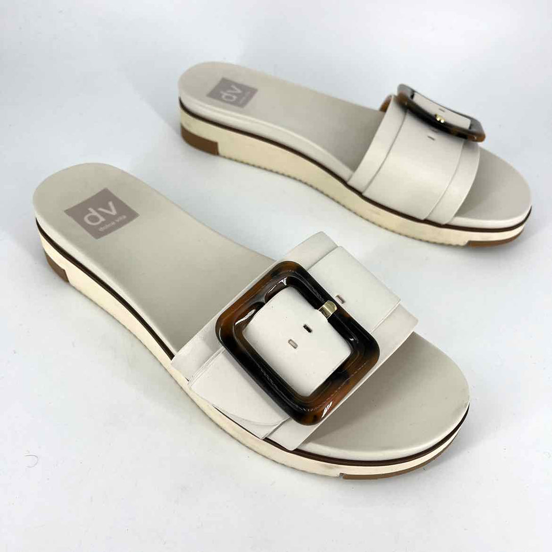 Shoe Size 10 Dolce Vita Ivory Faux Leather Sandals