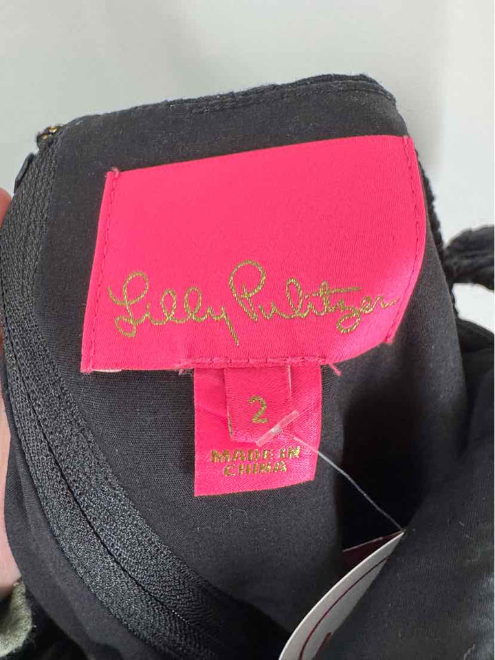 Size 2 Lilly Pulitzer Black Dress