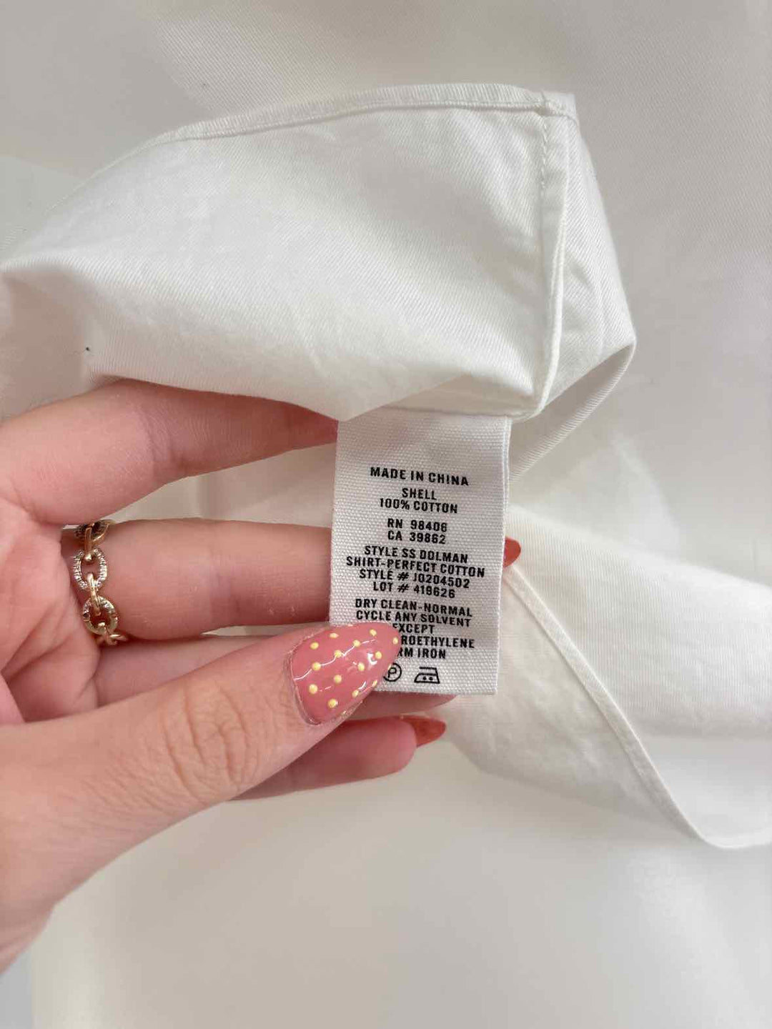 Size M THEORY White Shirt