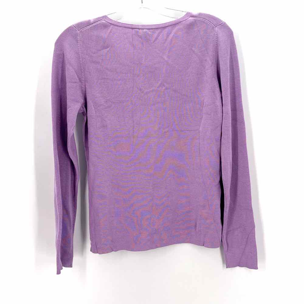 Size M Ann Taylor Lilac Knit Sweater