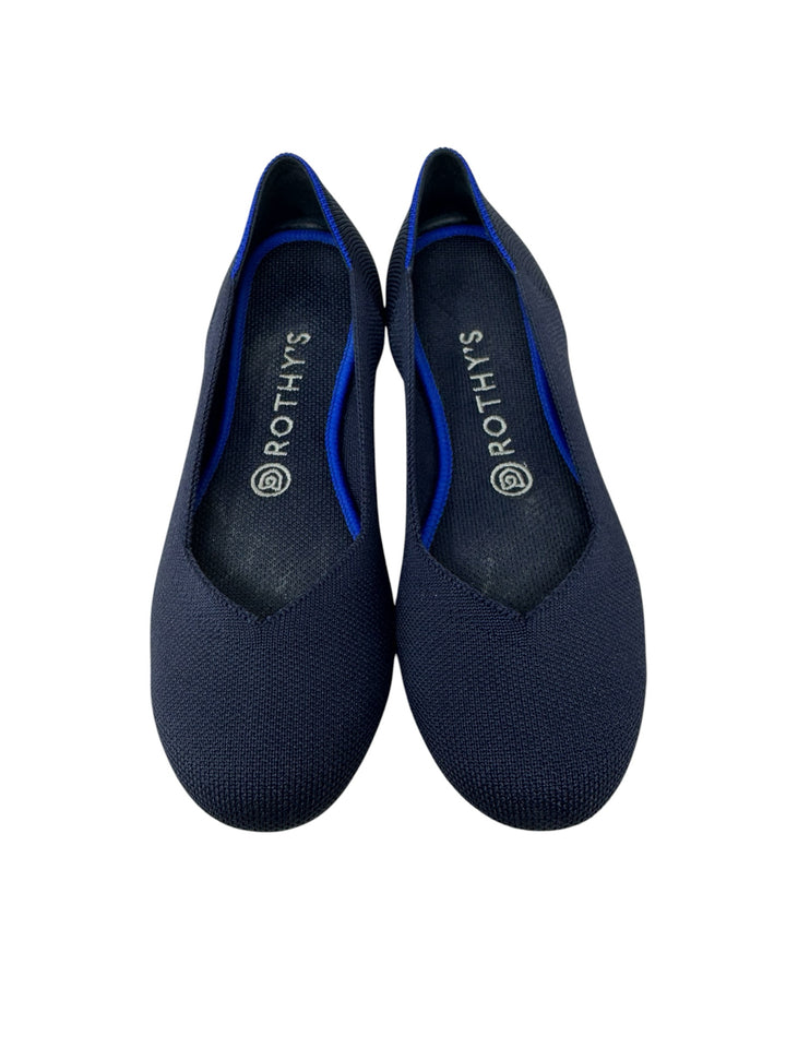 Shoe Size 8 ROTHY'S Navy Knit Flats