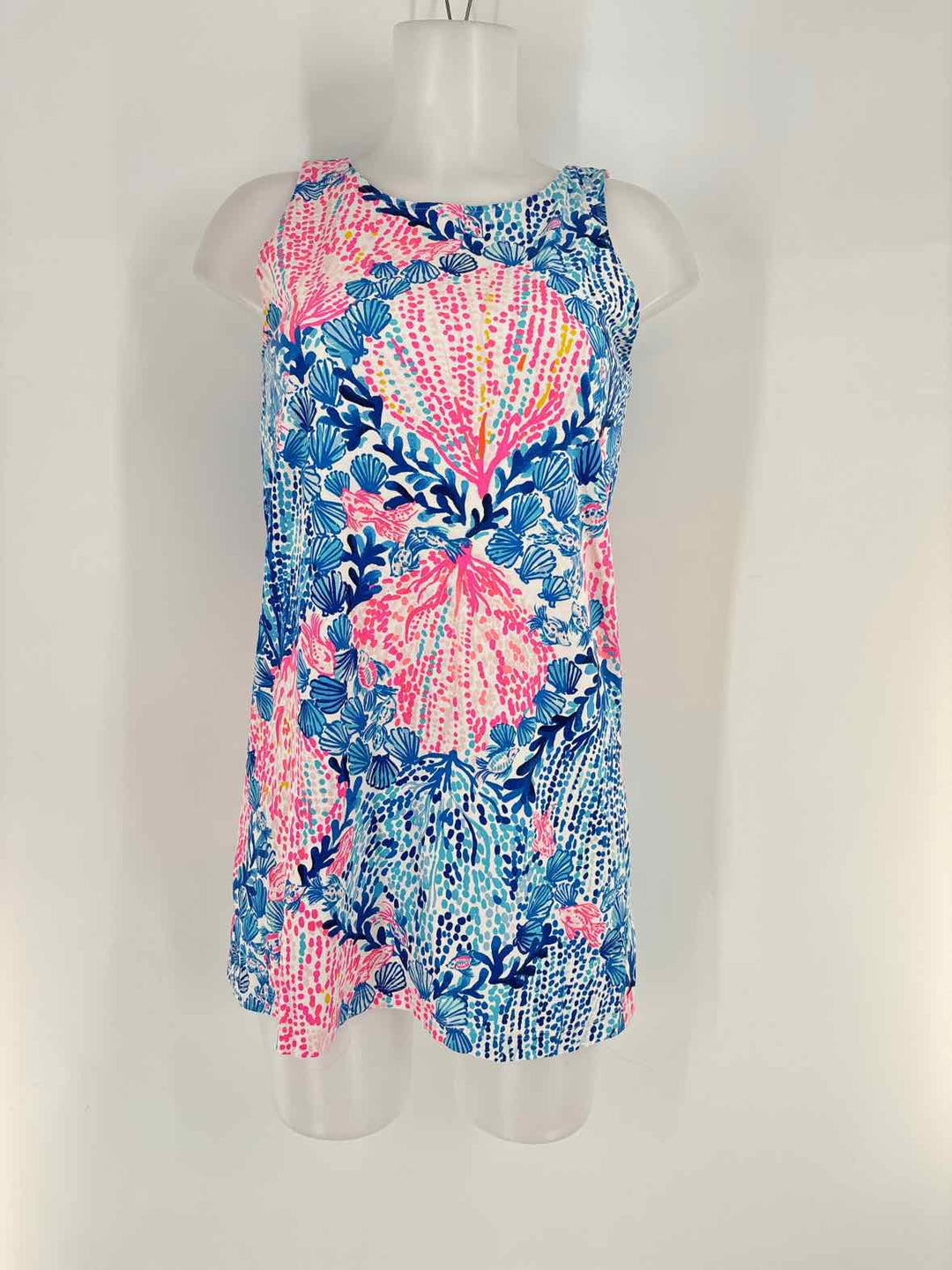 Size S Lilly Pulitzer Blue Cotton Dress