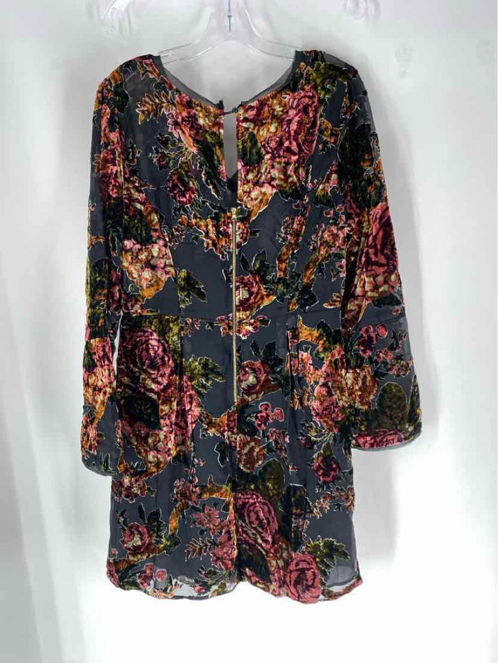 Size 12 KUT Black Velour Dress