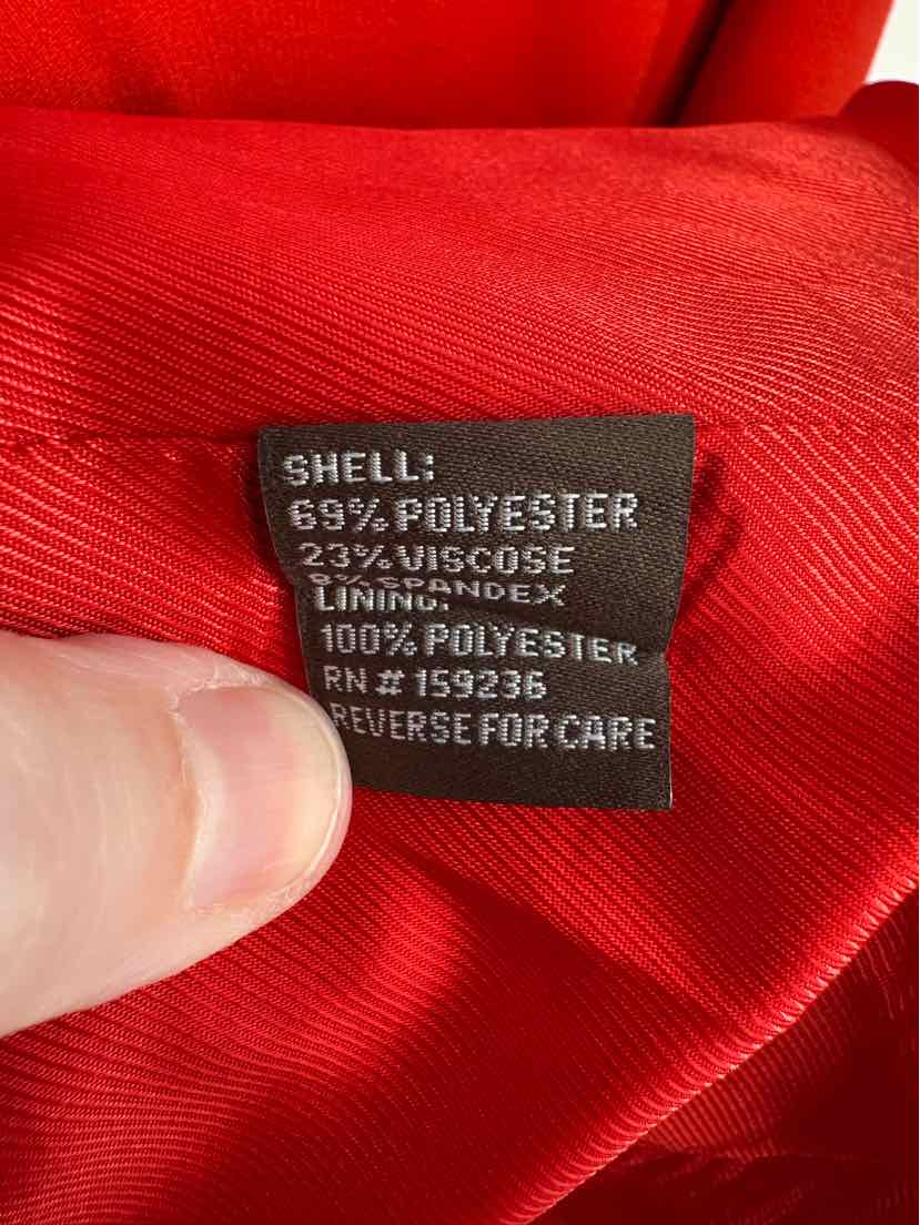 Size 2 J MCLAUGHLIN Red 2 PC Dress