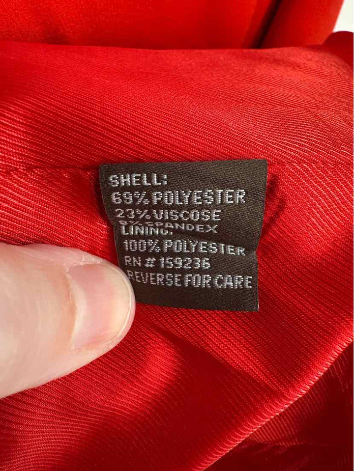 Size 2 J MCLAUGHLIN Red 2 PC Dress