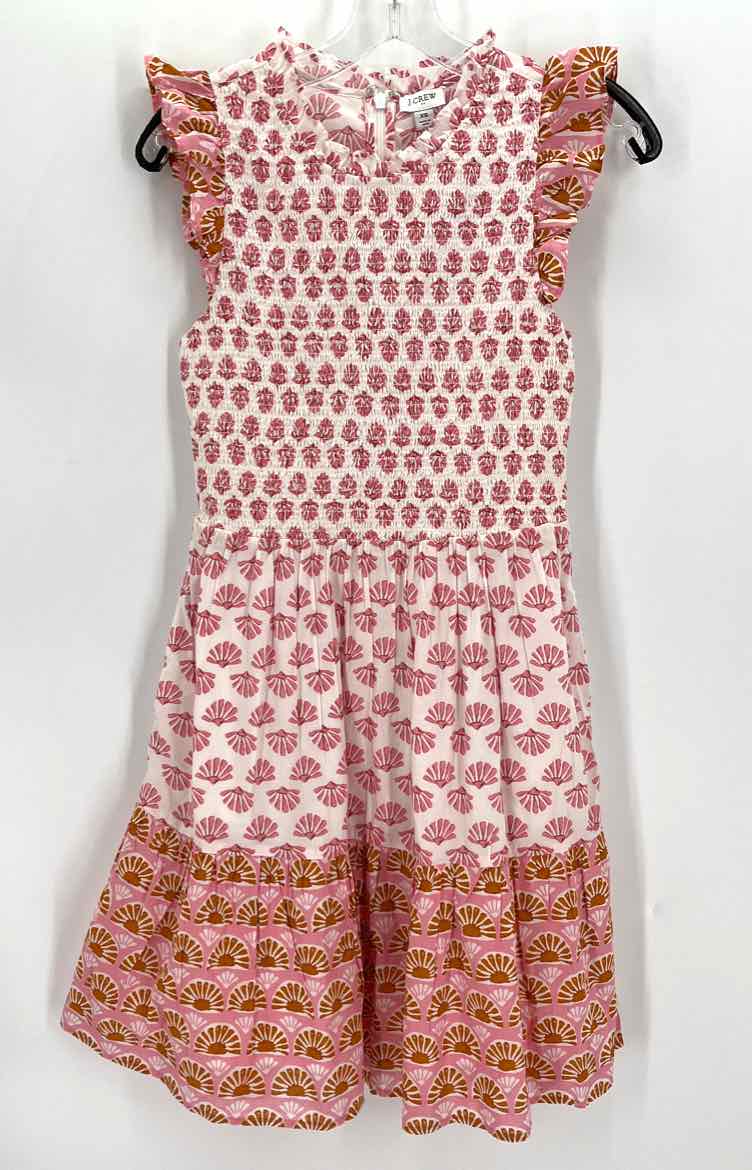 Size XS J Crew PINK PRINT Dress