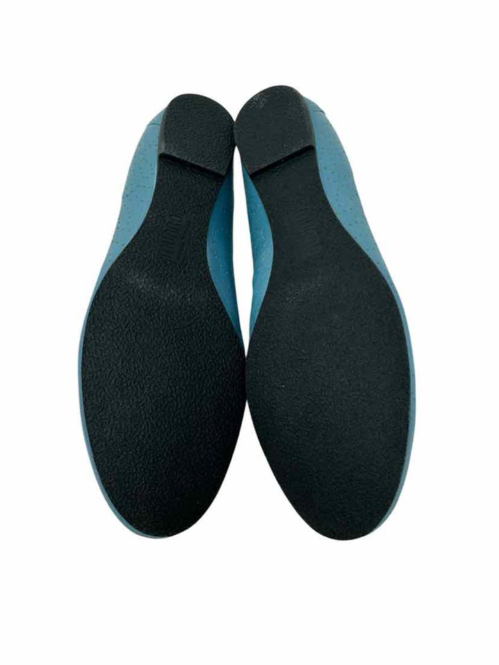 Shoe Size 10 MUNRO Teal Leather Flats
