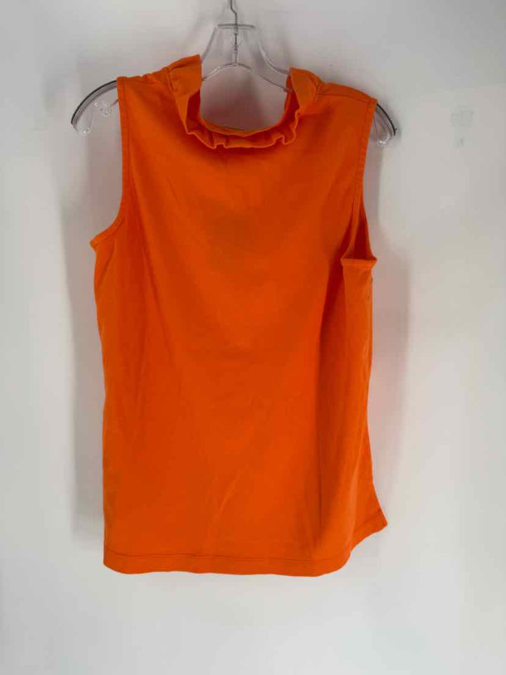 Size L CROWN & IVY Orange Shirt