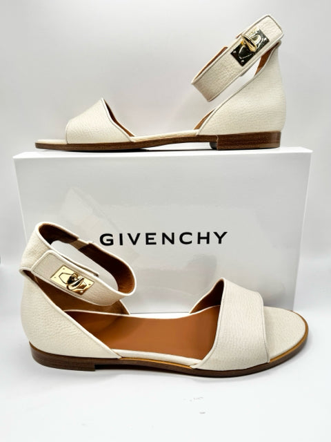 Shoe Size 41 GIVENCHY Tan Leather Luxury - Sandals