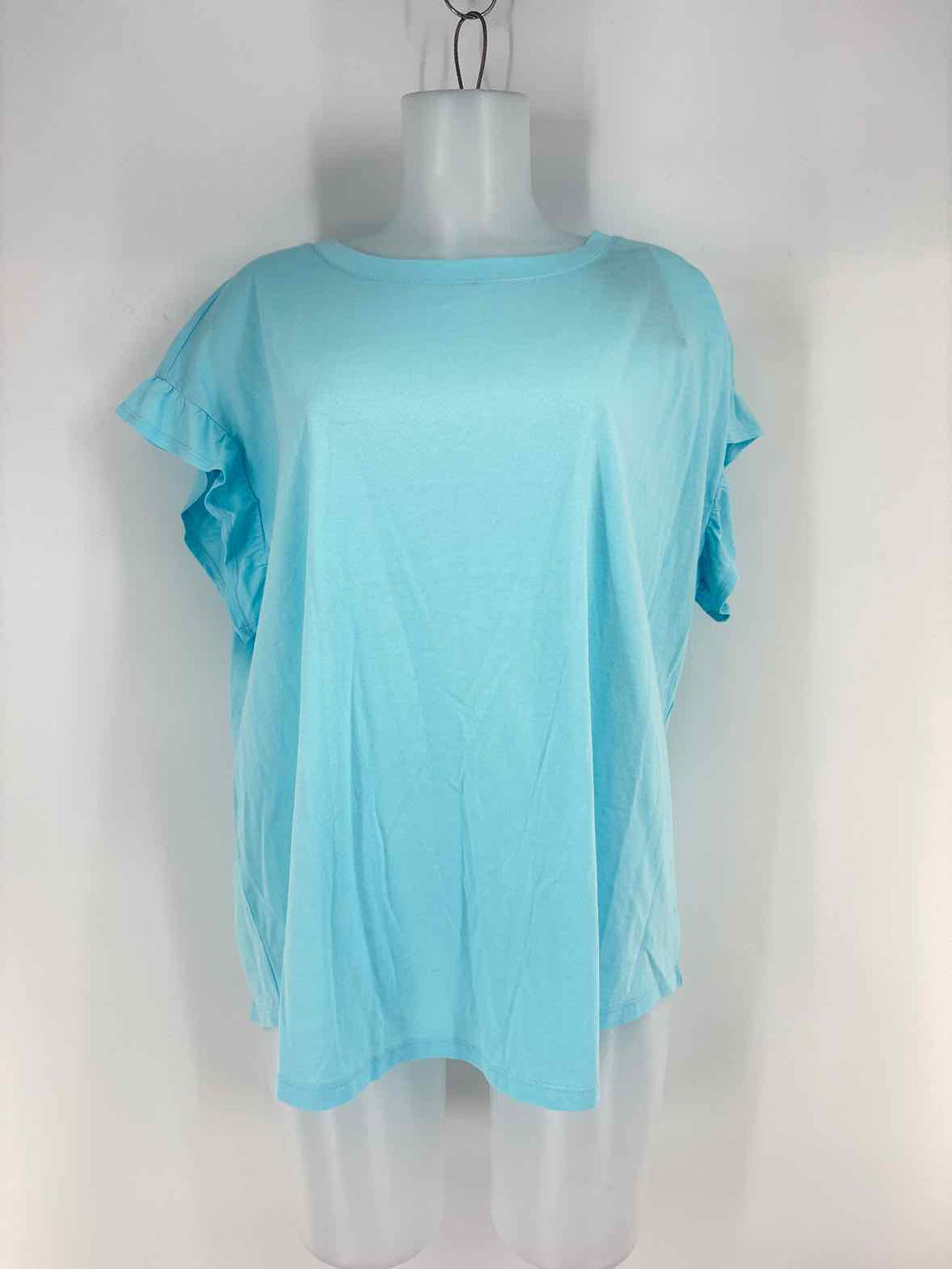 Size 1X CROWN & IVY Teal Shirt