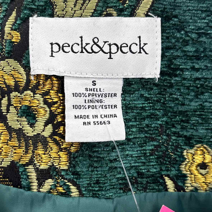 Size S PECK & PECK Green Jacket