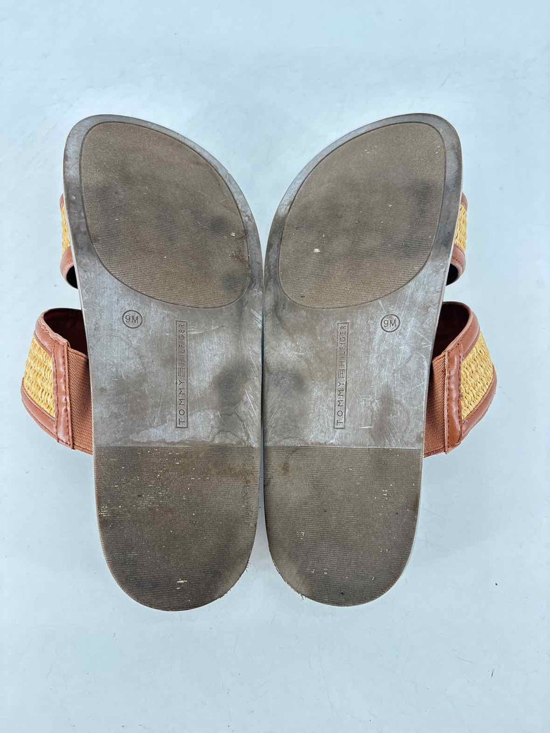 Shoe Size 9 TOMMY HILFIGER Brown Sandals