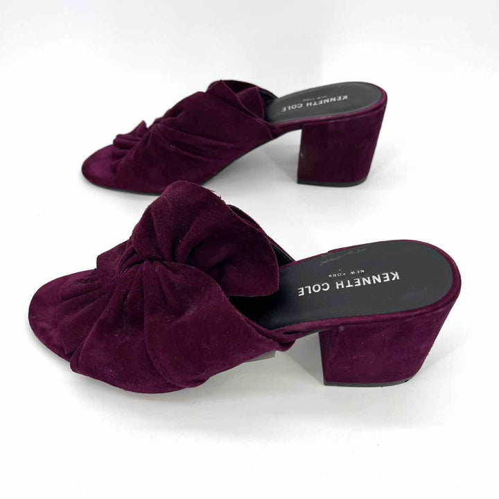Shoe Size 8.5 Kenneth Cole Purple Velvet Heels