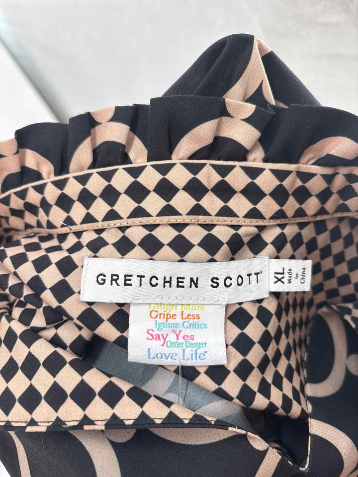 Size XL Gretchen Scott Black Shirt