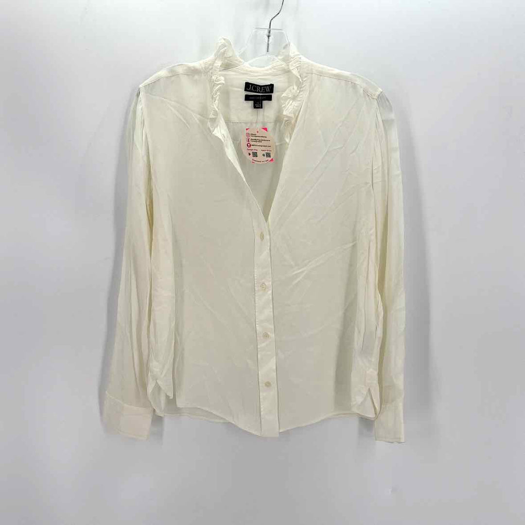 Size 12 J Crew Cream Shirt