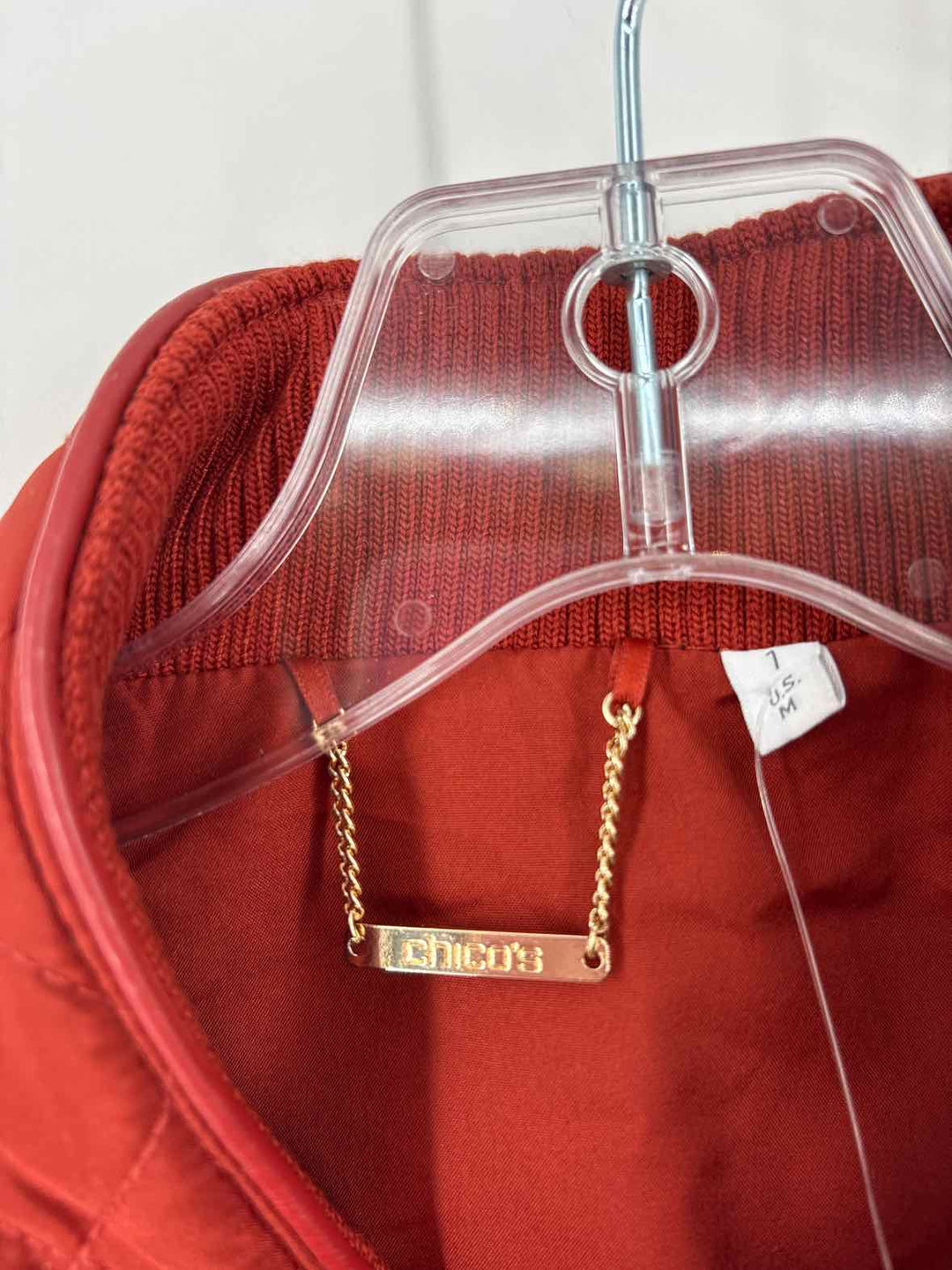 Size M Chico's Orange Vest