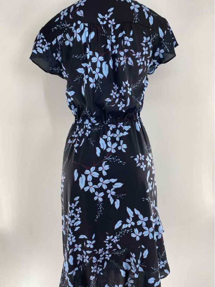 Size S PARKER Blue Print Dress
