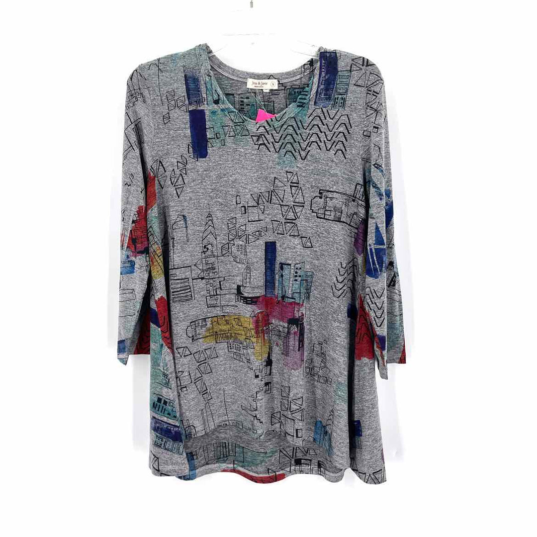 Size S JESS & JANE Gray Shirt