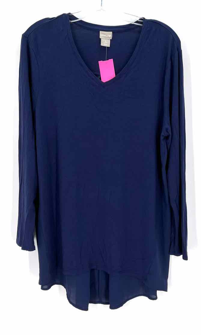 Size 2 Chico's Navy Shirt