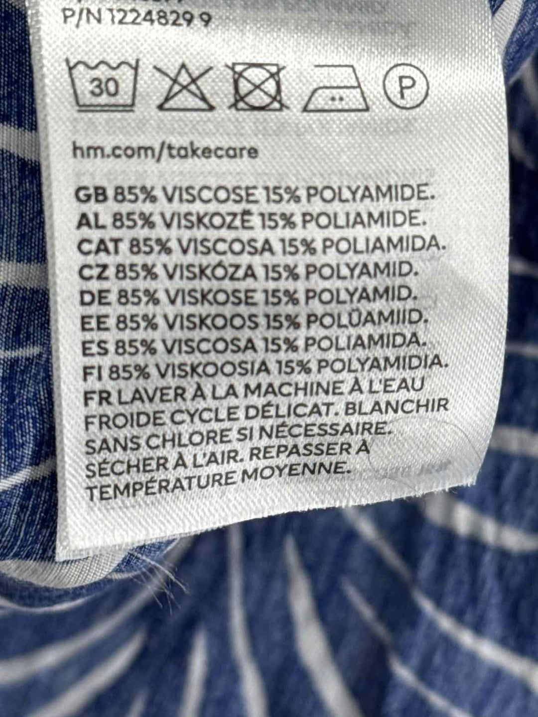 Size XL H&M Blue Shirt