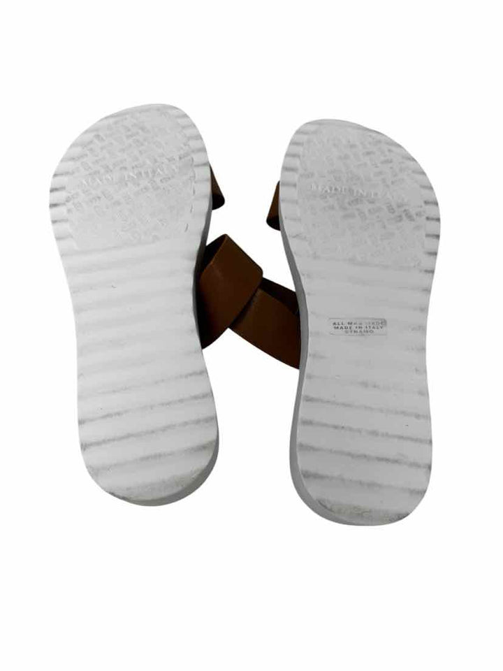 Shoe Size 8.5 ITALIAN SHOEMAKERS Camel Sandals
