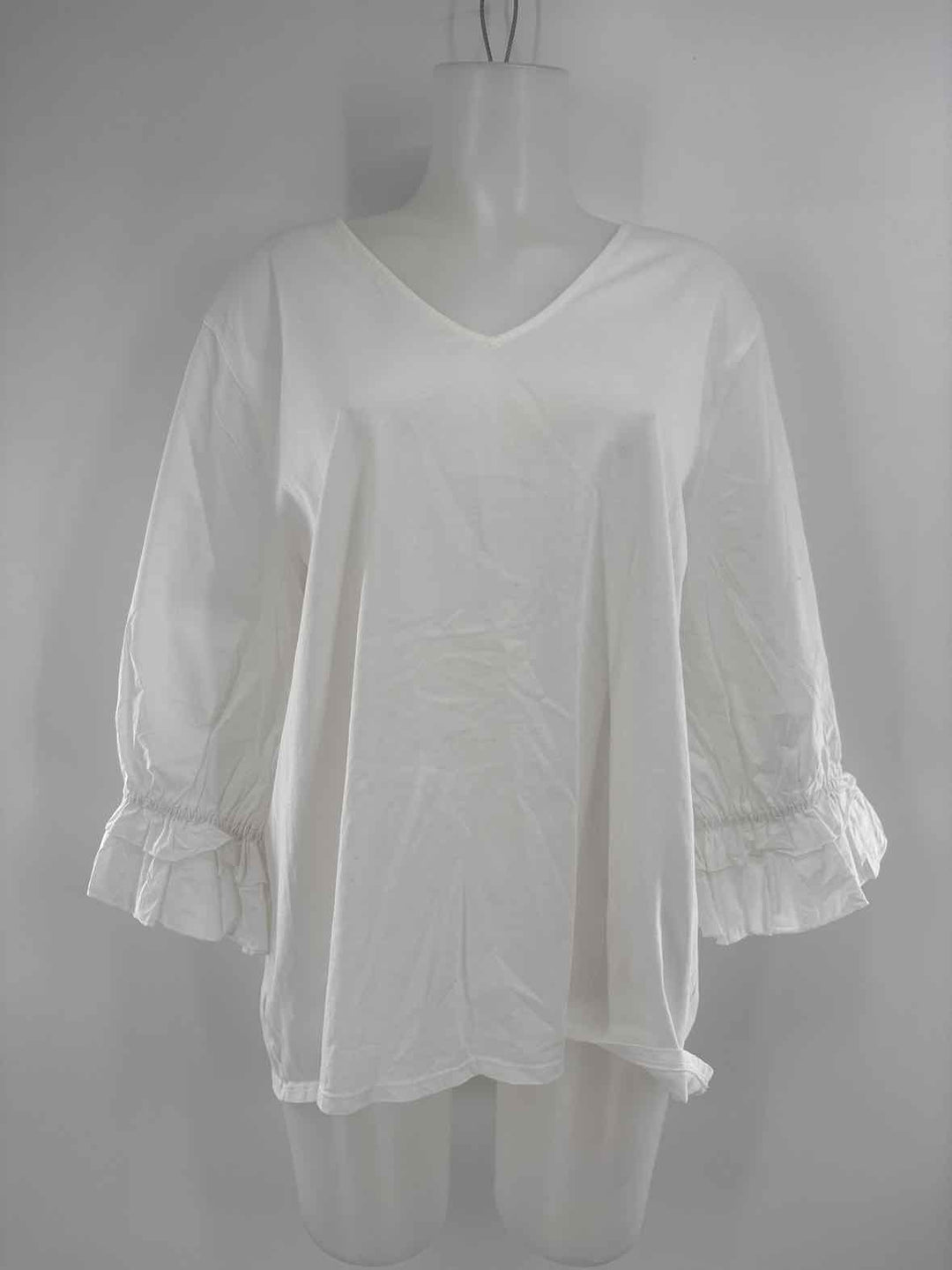 Size XL Ann Taylor White Cotton Shirt