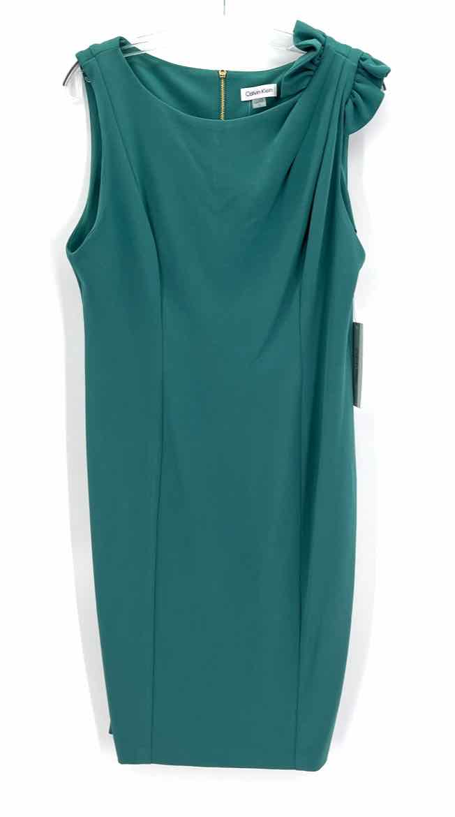 Size 14 Calvin Klein Green Dress