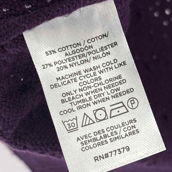 Size S Ann Taylor Purple Knit Cardigan