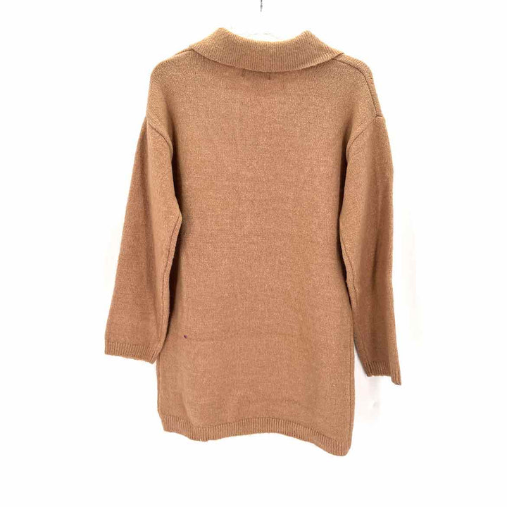 Size S HUDSON GREY Camel Knit Sweater