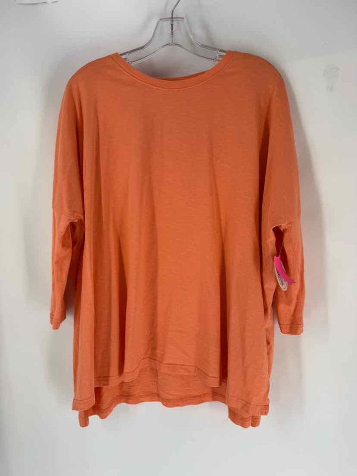Size L MERSEA Orange Cotton Shirt