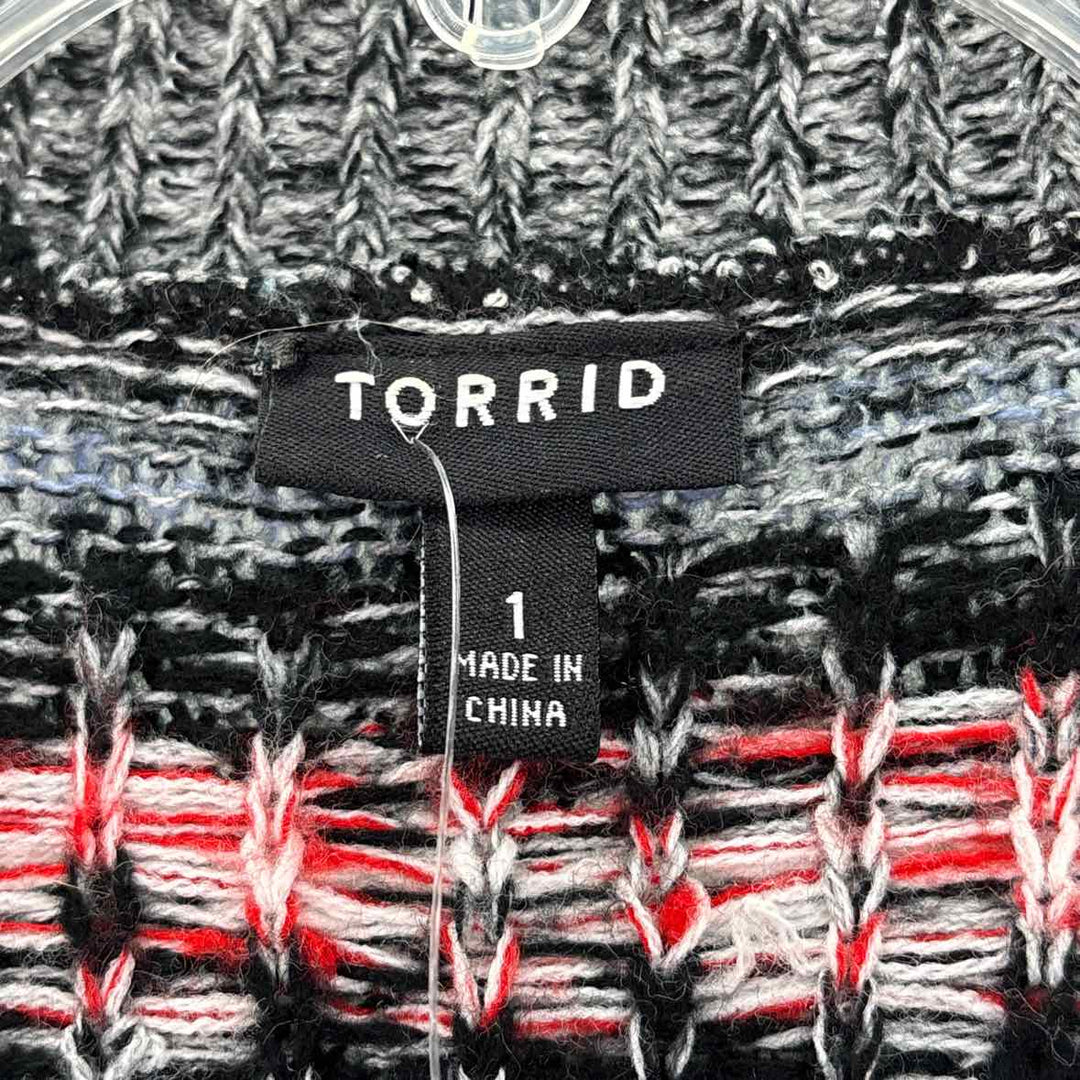 Size 1 Torrid Black Sweater