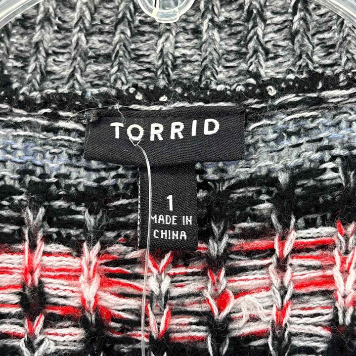 Size 1 Torrid Black Sweater