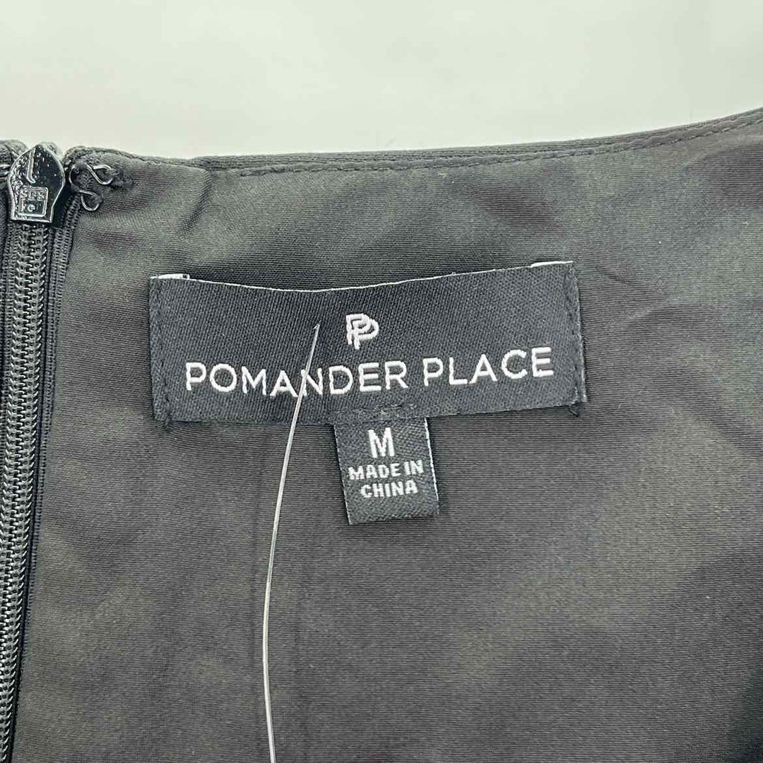 Size M POMANDER PLACE Black Dress