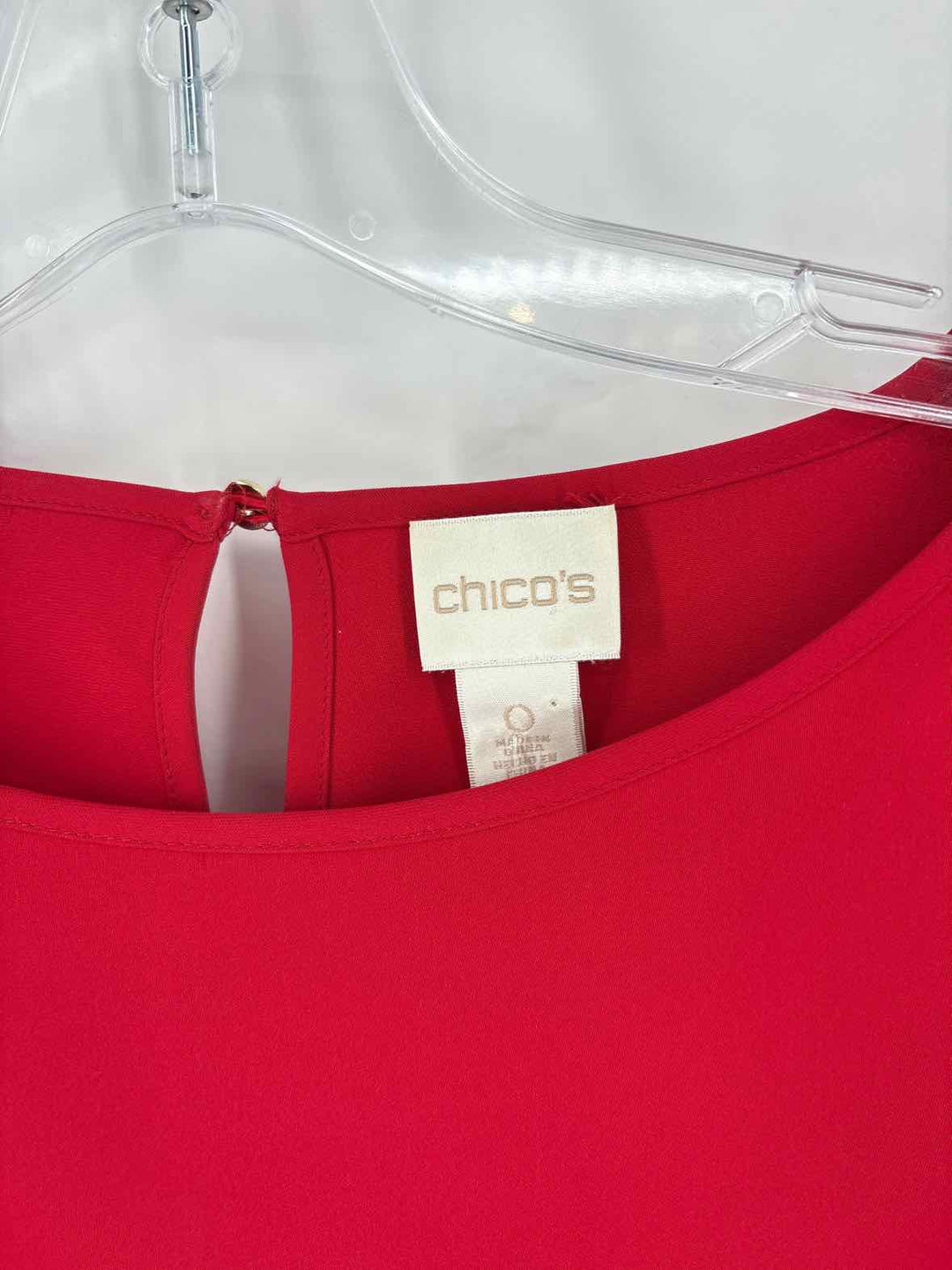 Size S Chico's Red Shirt
