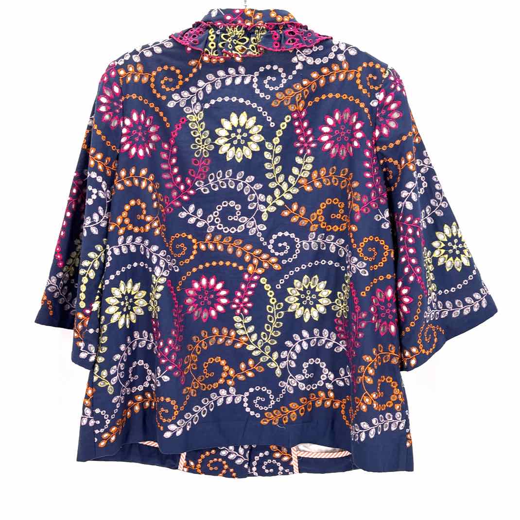 Size M SARA CAMPBELL Multi-Color Cotton Jacket