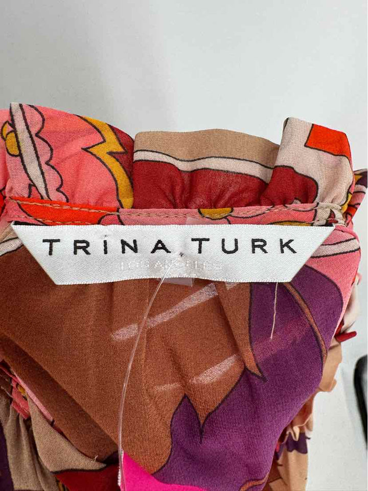 Size L TRINA TURK Multi-Color Shirt