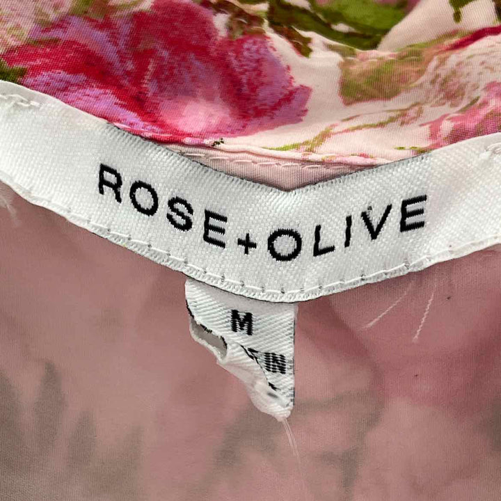 Size M ROSE + OLIVE Pink Shirt