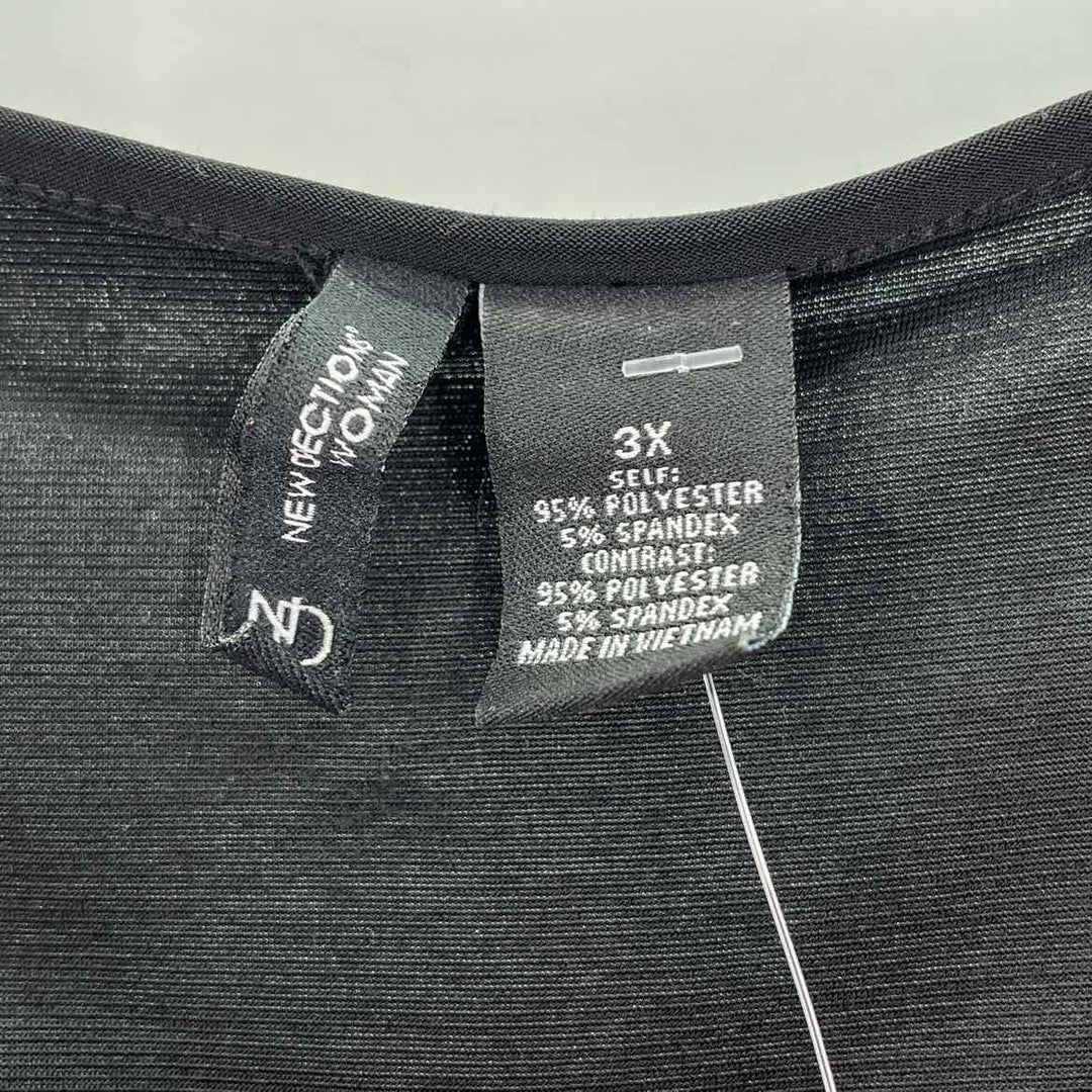 Size 3X NEW DIRECTION Black Shirt