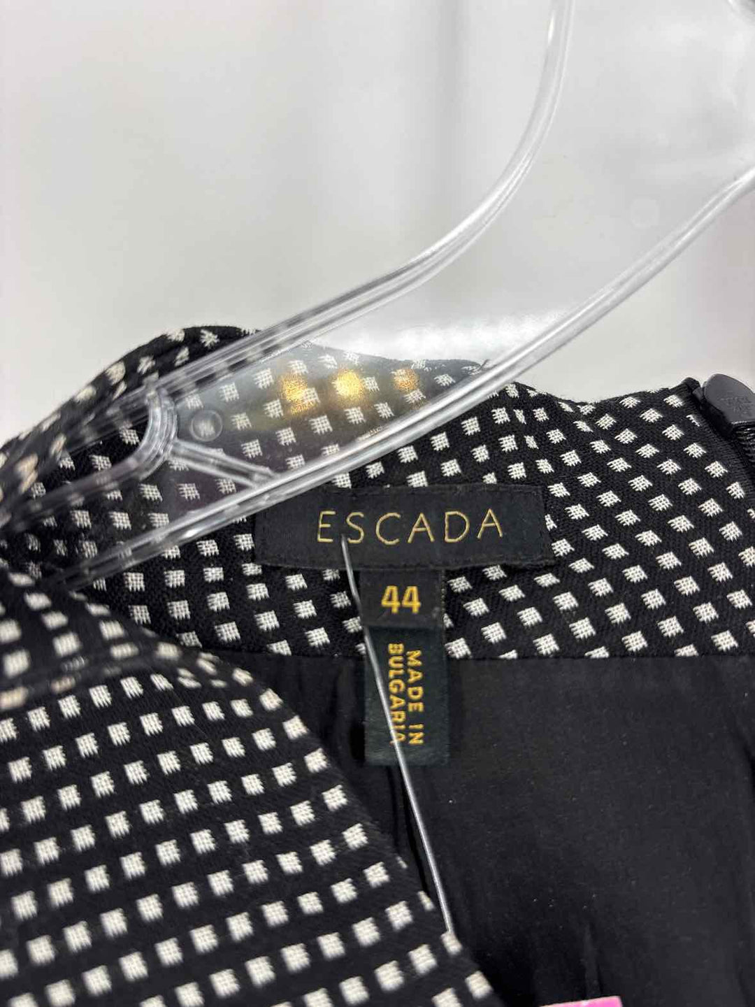 Size 44 Escada Black/White Dress