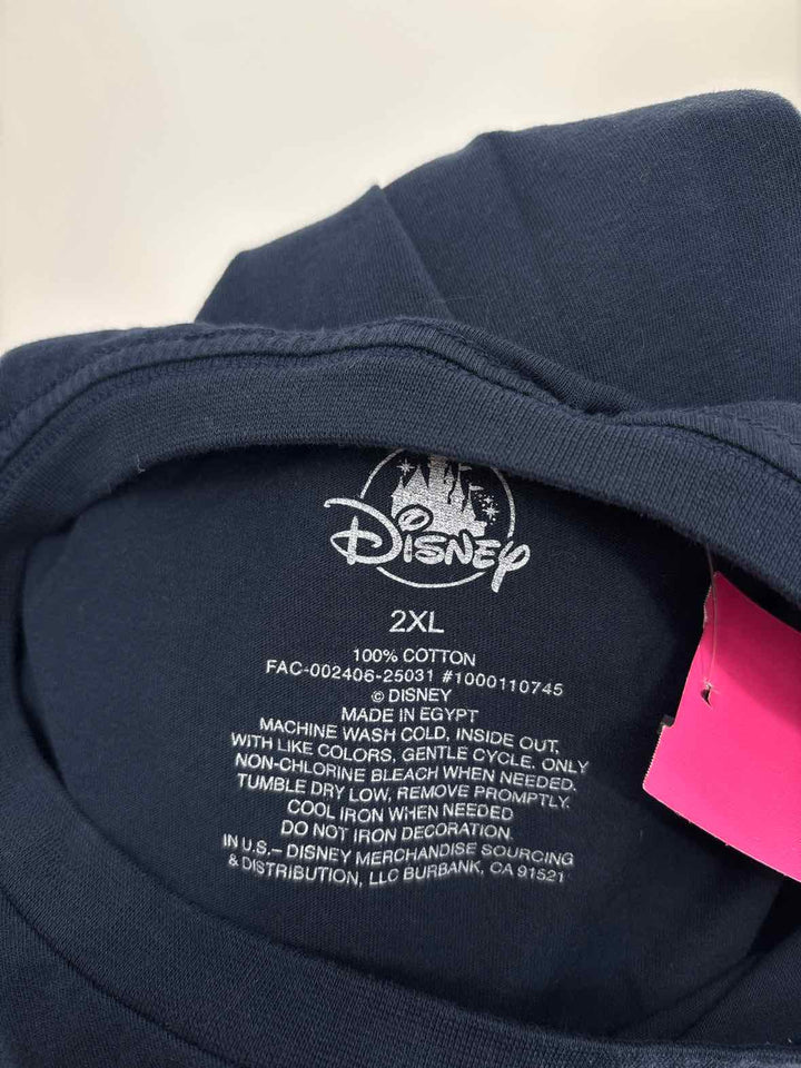 Size 2X DISNEY Navy Shirt