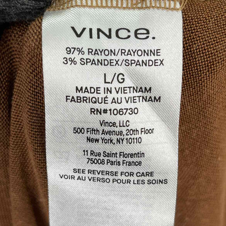 Size L VINCE Tan Dress