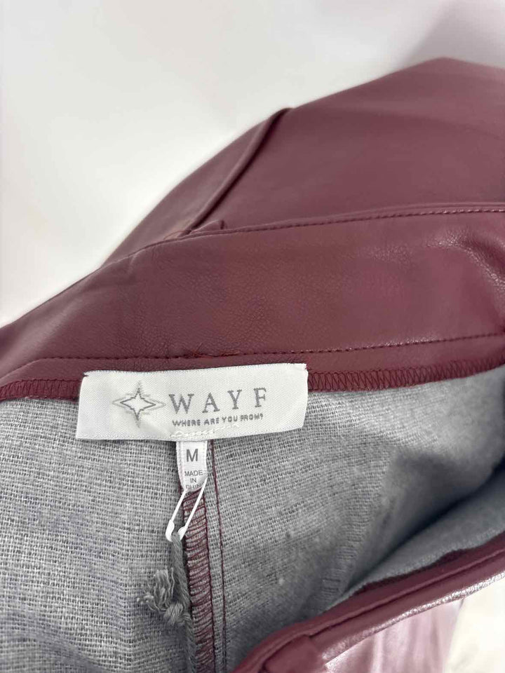 Size M wayf Burgundy Pants