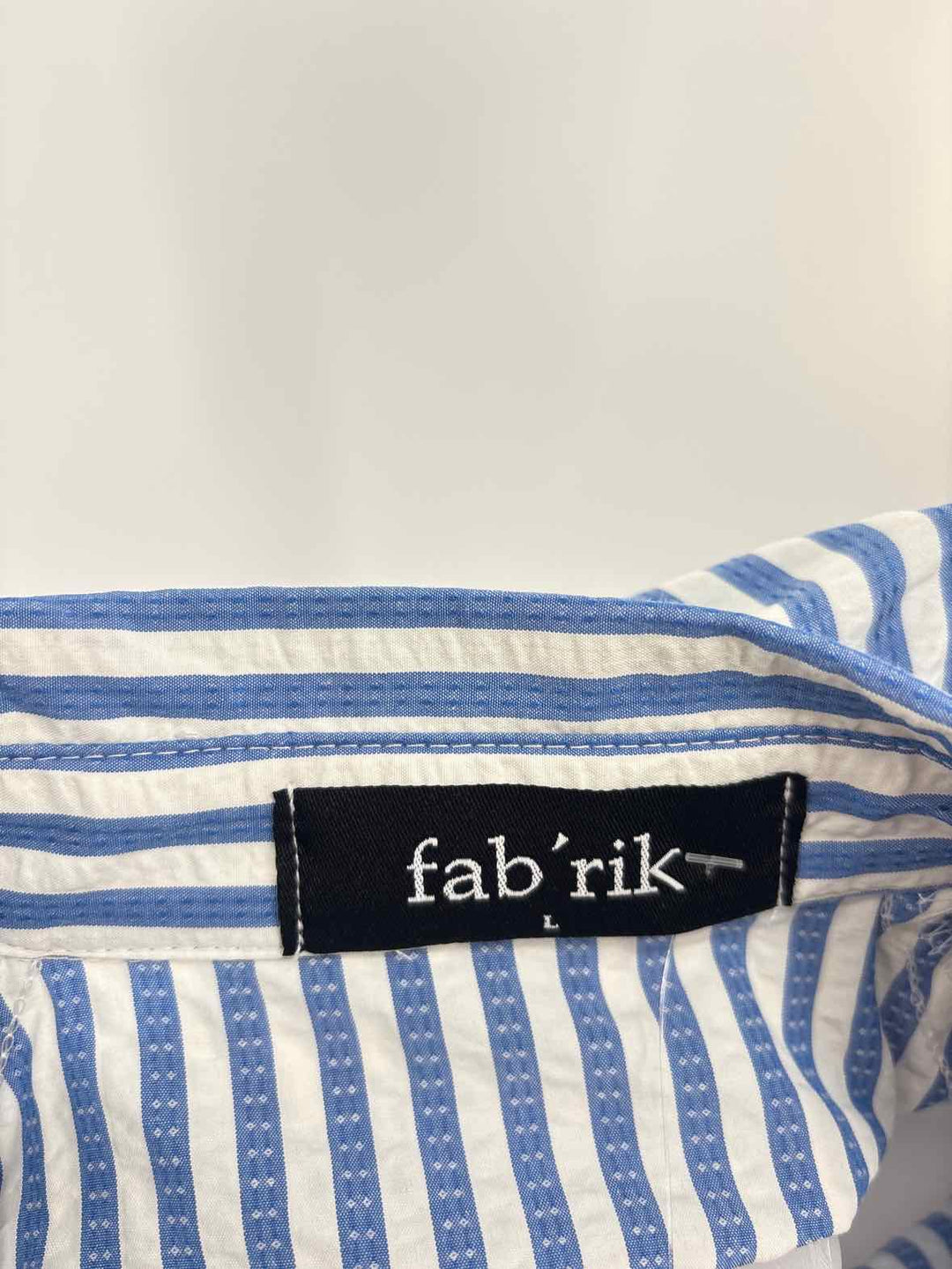 Size L FABRIK Blue Shirt