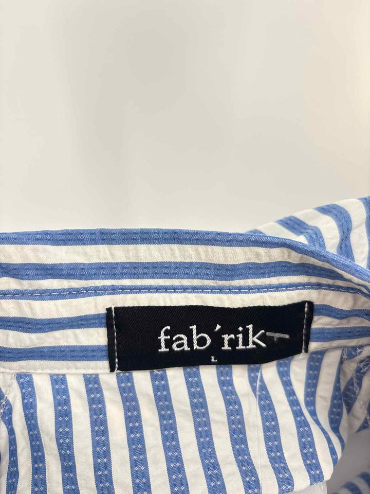 Size L FABRIK Blue Shirt