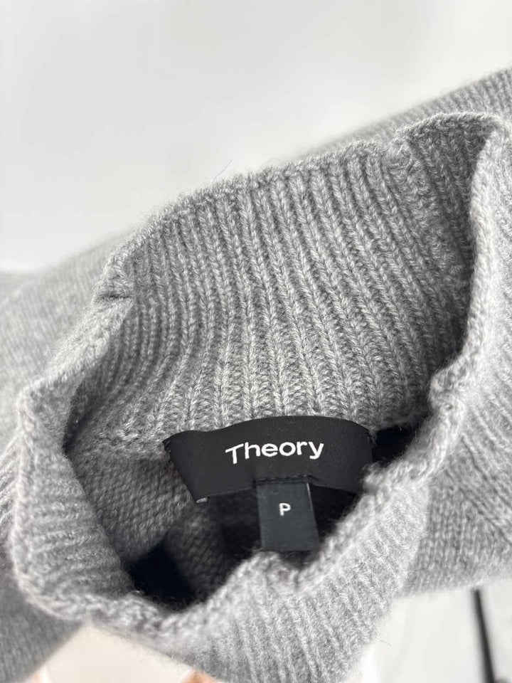 Size Petite THEORY Gray Cashmere Luxury - Sweater