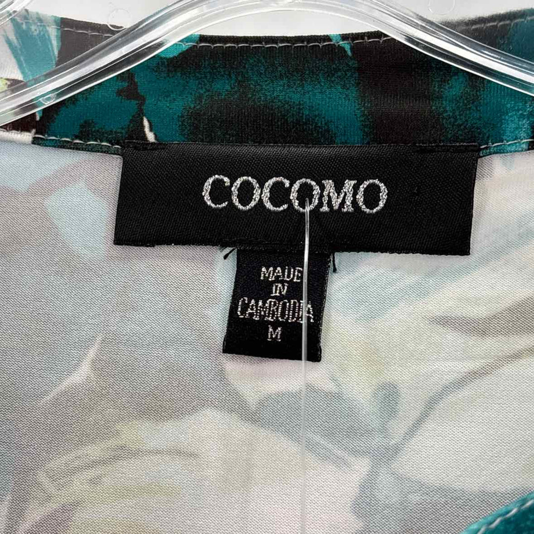 Size M Green Print Shirt