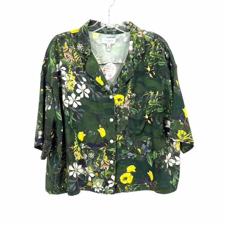 Size L TED BAKER Green Shirt