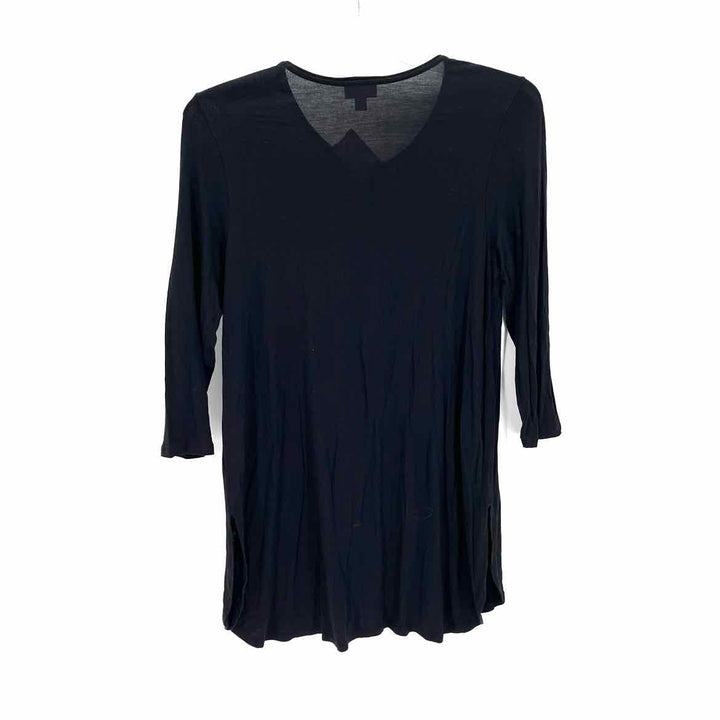 Size M J JILL Black Knit Shirt
