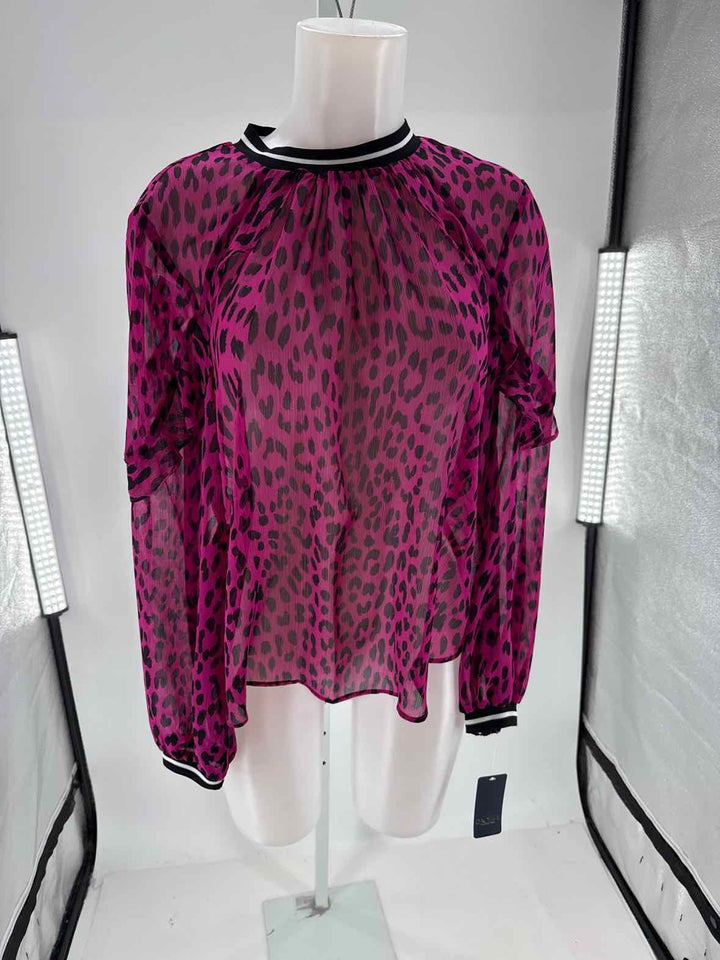 Size 6 RACHEL ZOE Pink Shirt